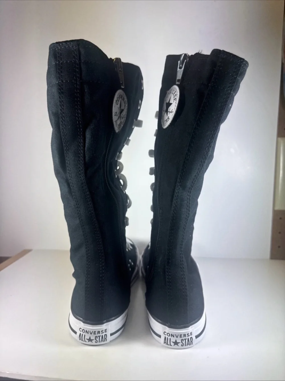 Converse Chuck Taylor All Star XX High Black White Lace-Up Size 2Y Kid’s Shoes